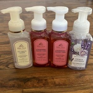 Bath & body works set of 4 brand new foaming hand soaps